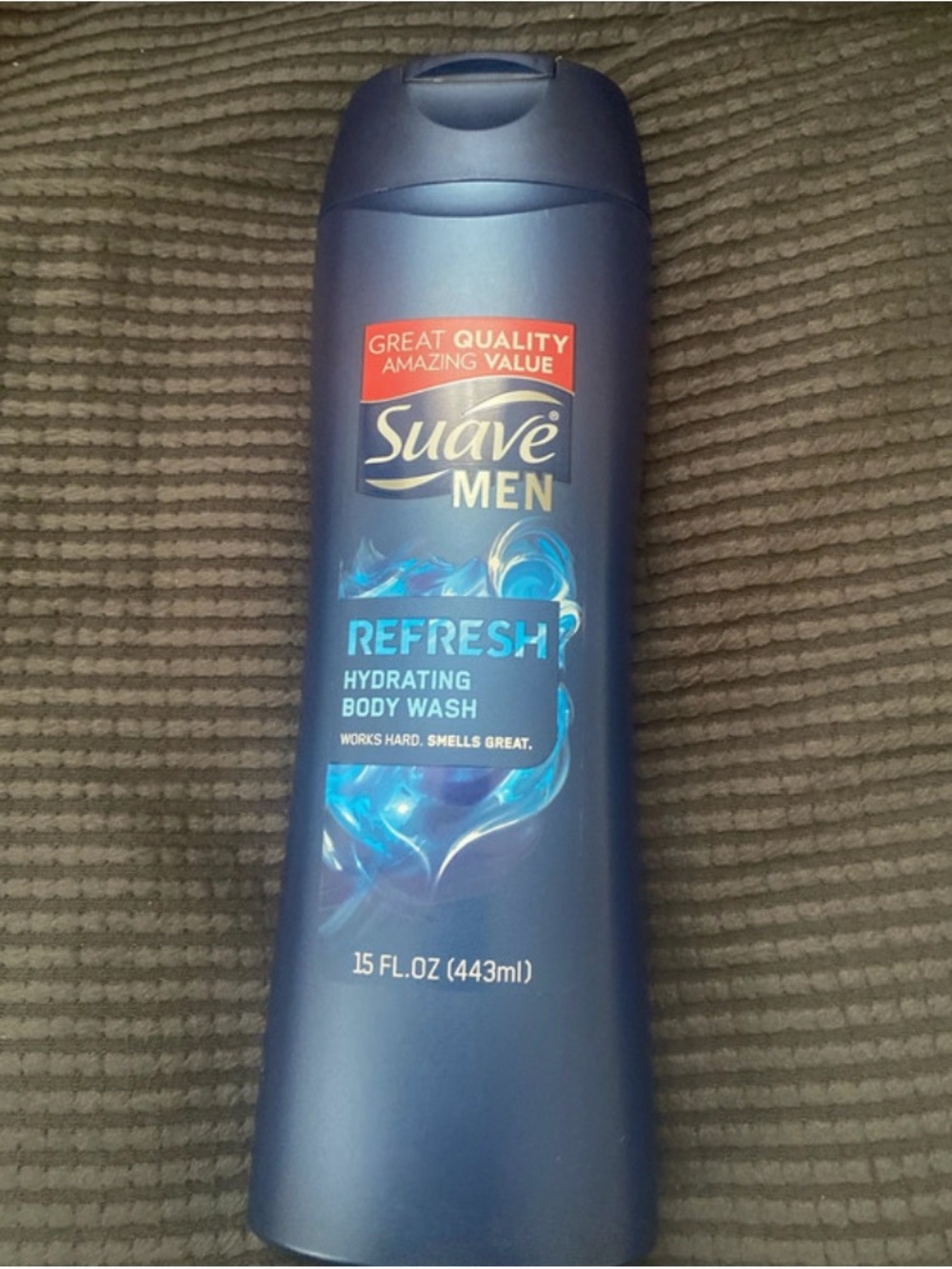 Suave Men Refresh Hydrating Body Wash - Blue